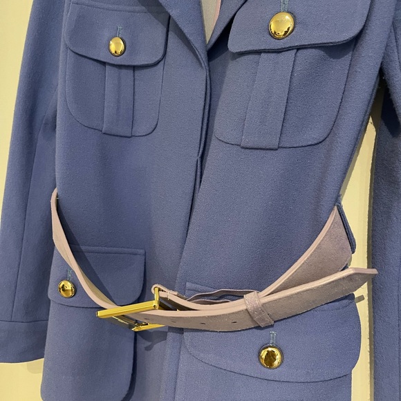 Sergio Hudson Safari Stretch-wool Skirt Suit - Size 6 - Picture 9 of 15